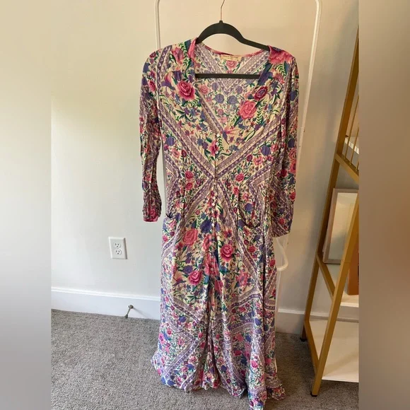 SPELL & The Gypsy Babushka Mary Kate Gown lavender oversized fit with bra - Picture 11 of 14